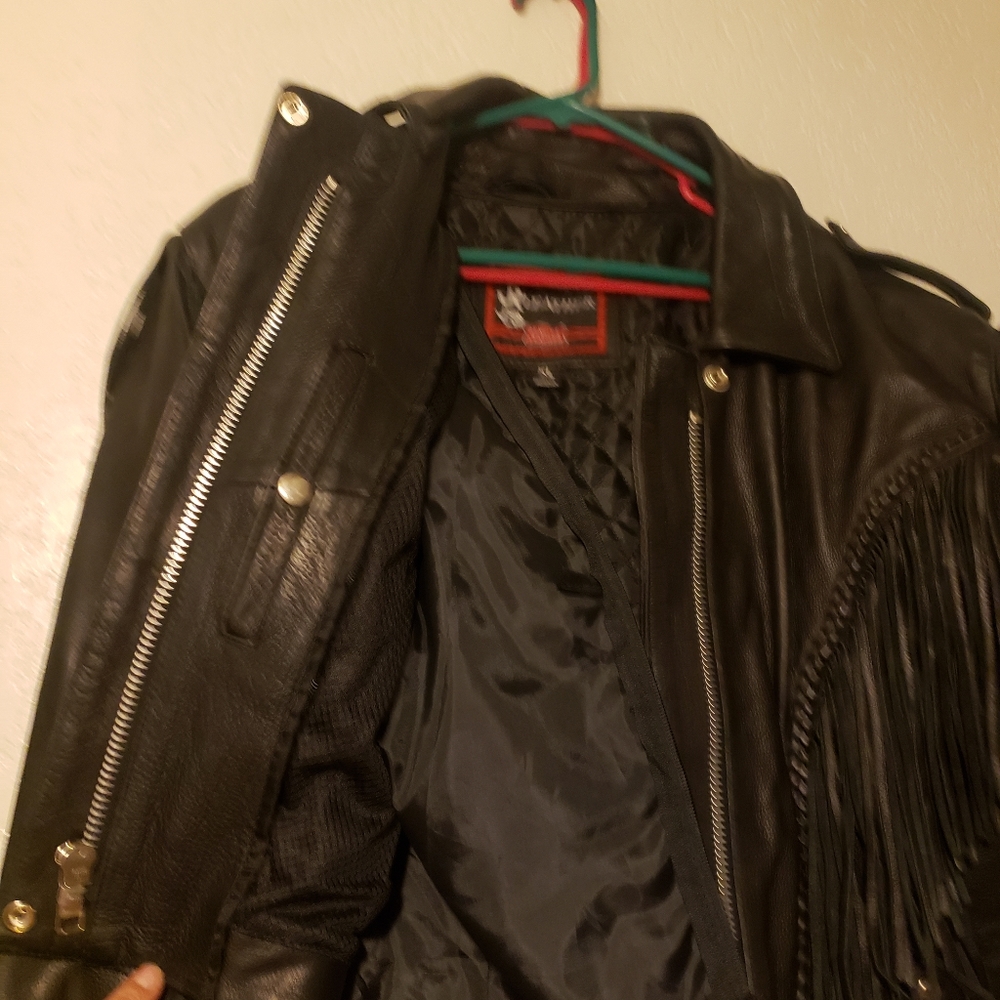 Leather jacket, chaps, and outfit - Picture 9 of 10